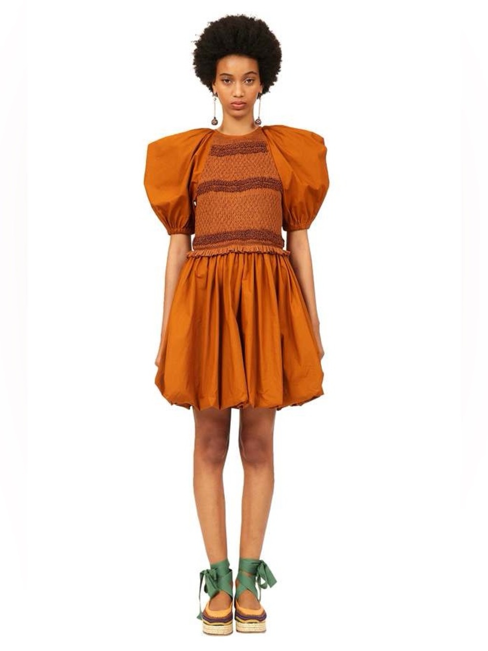 ULLA JOHNSON Kali Dress In Sandstone Size 10